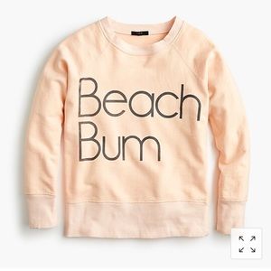 J Crew Black Label Beach Bum Light Sweatshirt XL